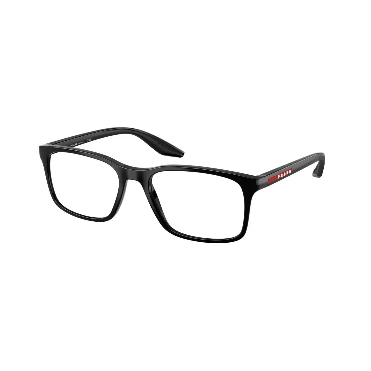 Prada Linea Rossa PS 08RV 1AB1O1 Black Demo Lens 54 mm Men`s Eyeglasses