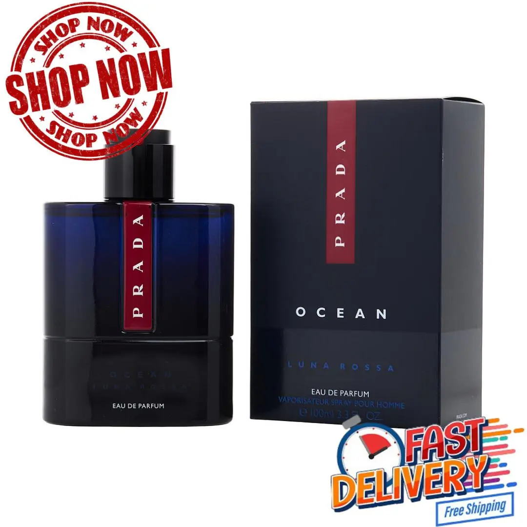 Prada Luna Rossa Ocean Eau de Parfum For Men 3.3 oz / 100ml Cologne Spray