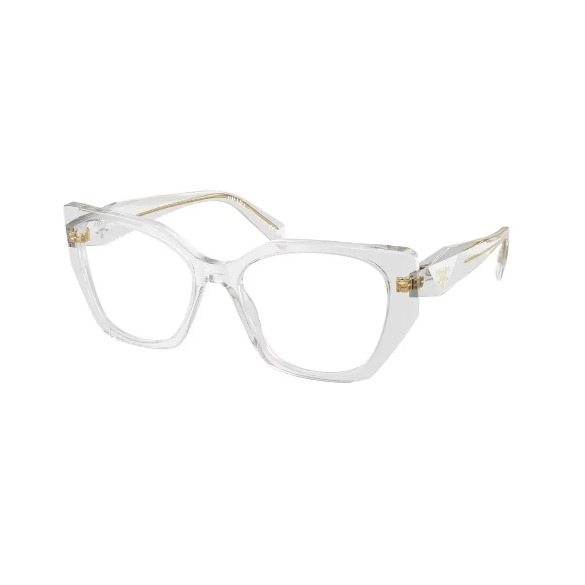 Prada PR 18WV 12R1O1 Transparent Grey Demo Lens 52 mm Women`s Eyeglasses