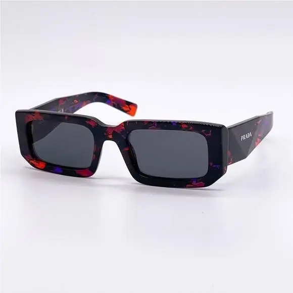 Prada PR06YSF 06V5S0 Unisex Square Sunglasses Prada Spr 06Y Eyewear PR 06YS