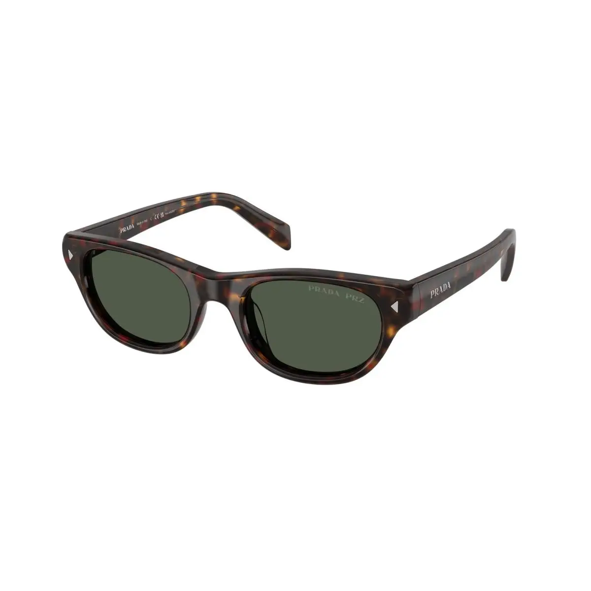 Prada PR C08S 17N90V Havana Dark Grey Polarized 50 mm Women`s Sunglasses