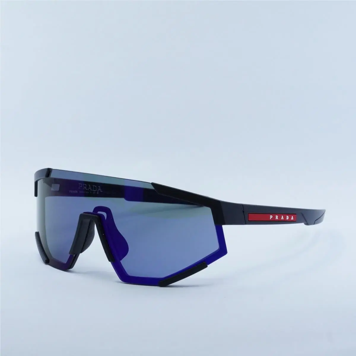 Prada Sport PS04WS DG070A Black Rubber/dark Blue Mirror Violet 39-137-130