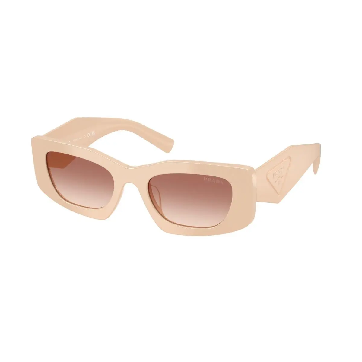 Prada PR D03SD 25B50L Powder Brown Gradient Bordeaux 51 mm Women`s Sunglasses
