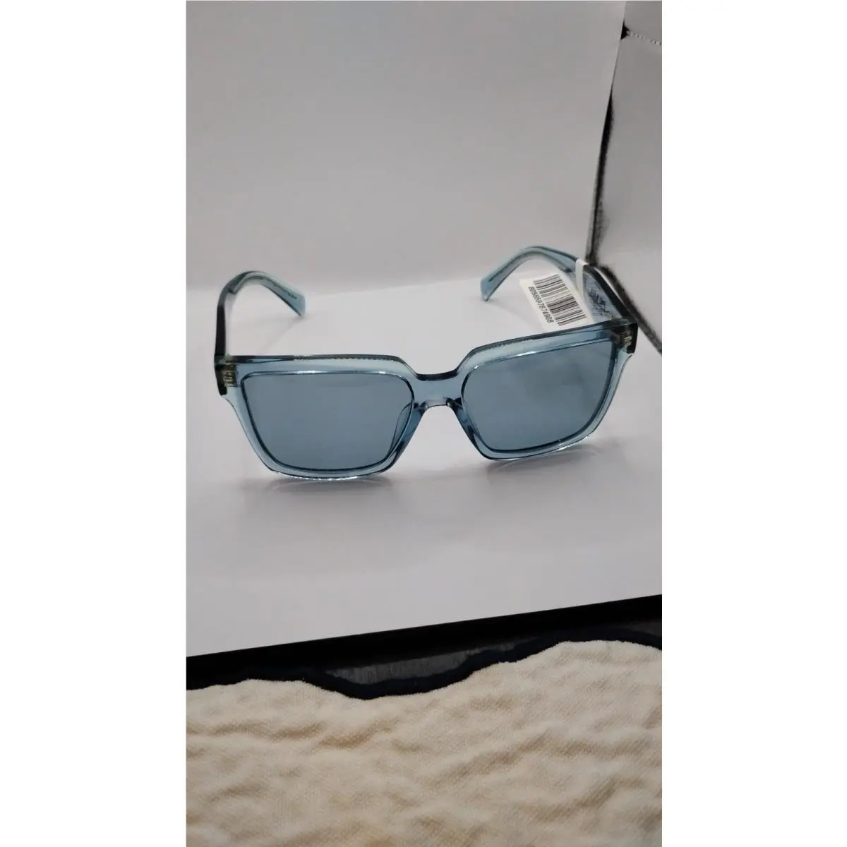 Prada PR24ZS 15I02F Light Blue 56 MM Women`s Sunglasses