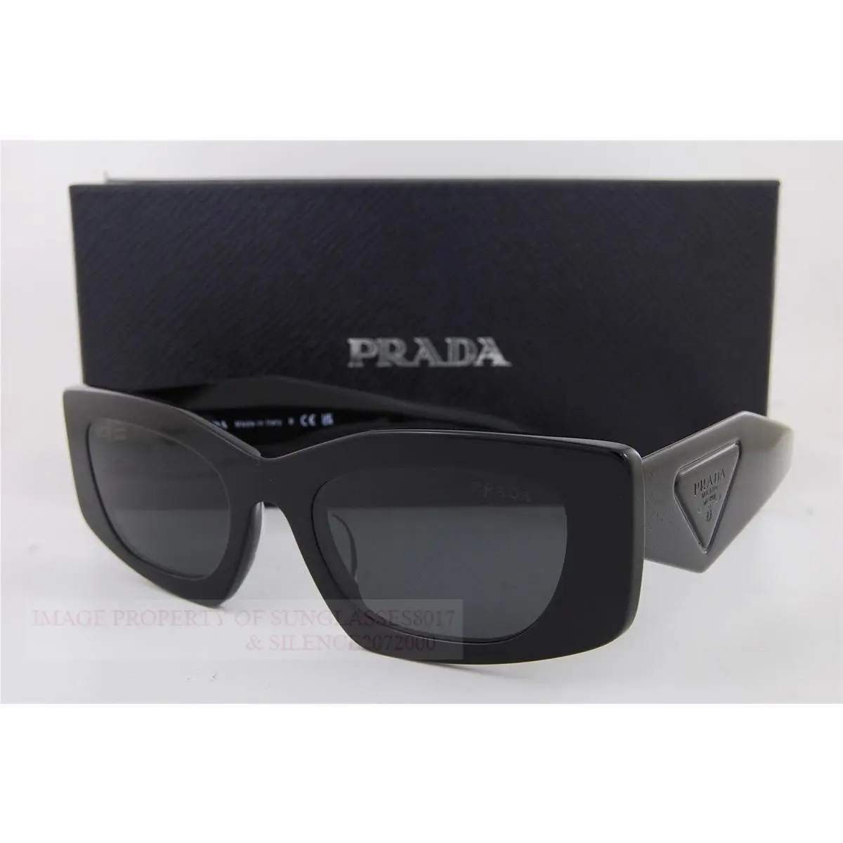 Prada Sunglasses PR D03SD 16K08Z Black/grey For Men Women