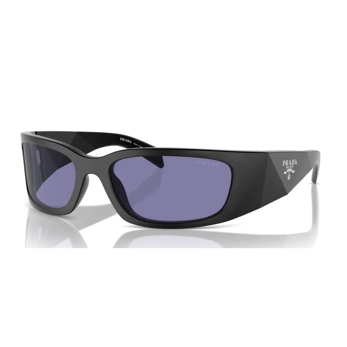 Sunglasses PRA19S 1BO40G Black Frame / Purple Lens 60mm by Prada