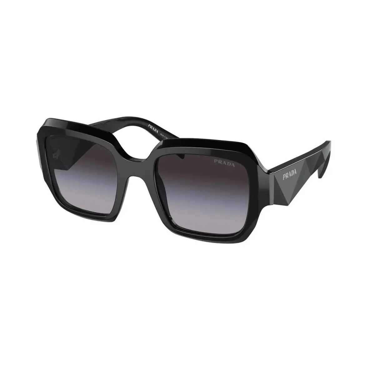 Prada PR28ZS 16K90A Sunglases PR 28ZS 16K90A 53 Oversized Black Women