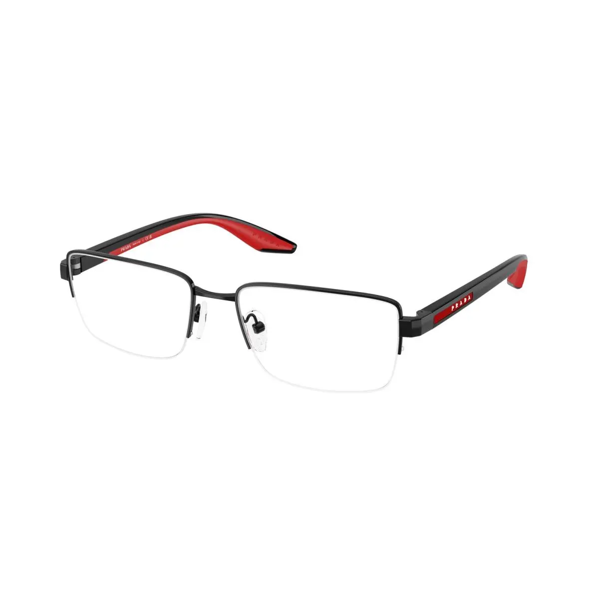 Prada Linea Rossa PS 51SV 1AB1O1 Black Demo Lens 56 mm Men`s Eyeglasses
