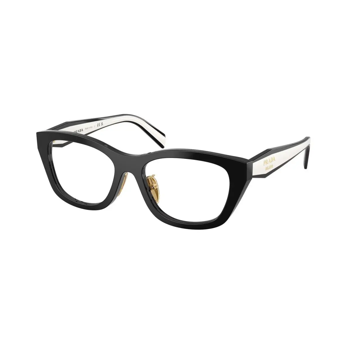 Prada PR D11VD 20G1O1 Black Demo Lens 53 mm Women`s Eyeglasses