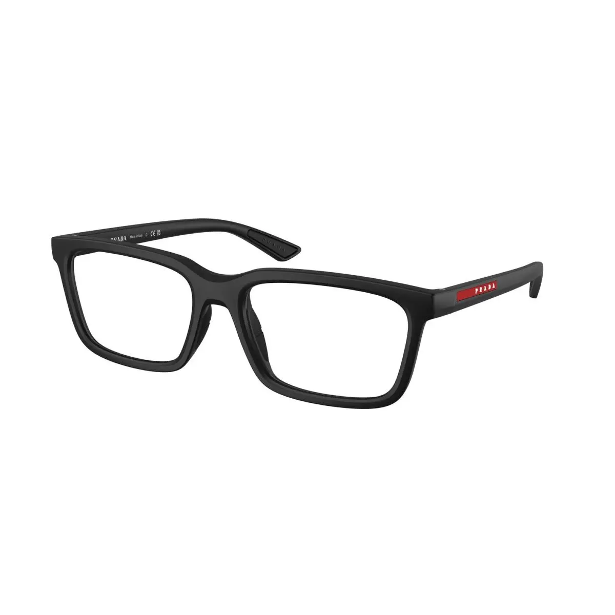 Prada Linea Rossa PS 02SVF 1BO1O1 Matte Black Demo Lens 56 mm Men`s Eyeglasses