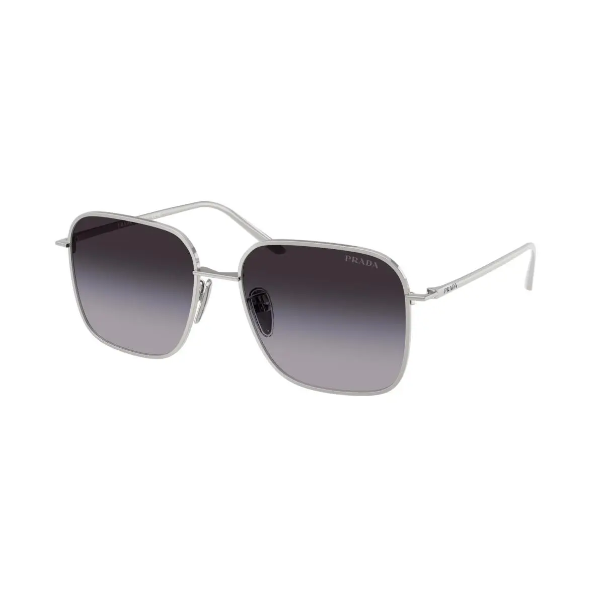 Prada PR C54SD 1BC90A Silver Grey Gradient 54 mm Women`s Sunglasses
