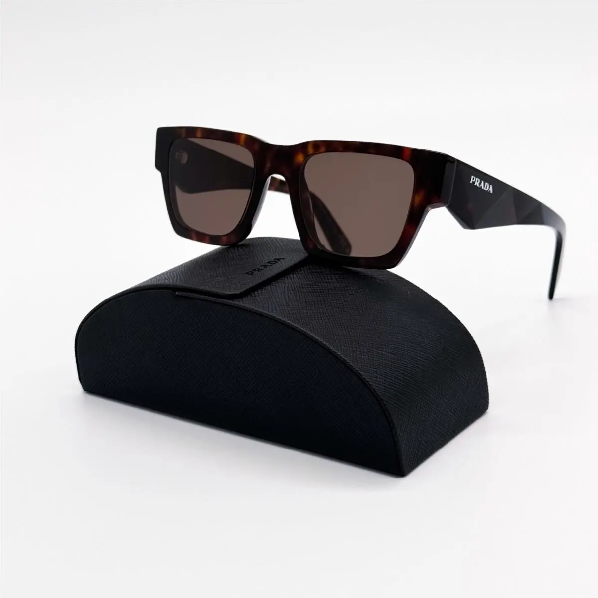 Prada Sunglasses PRA06S 17N06B Havana/brown Men Eyewear PR A06S Spr A06