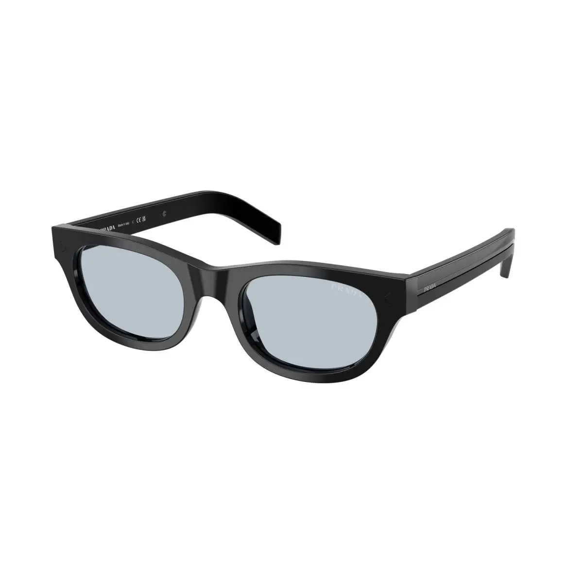Prada PR C09SF 16K30W Black Blue Grey 52 mm Men`s Sunglasses