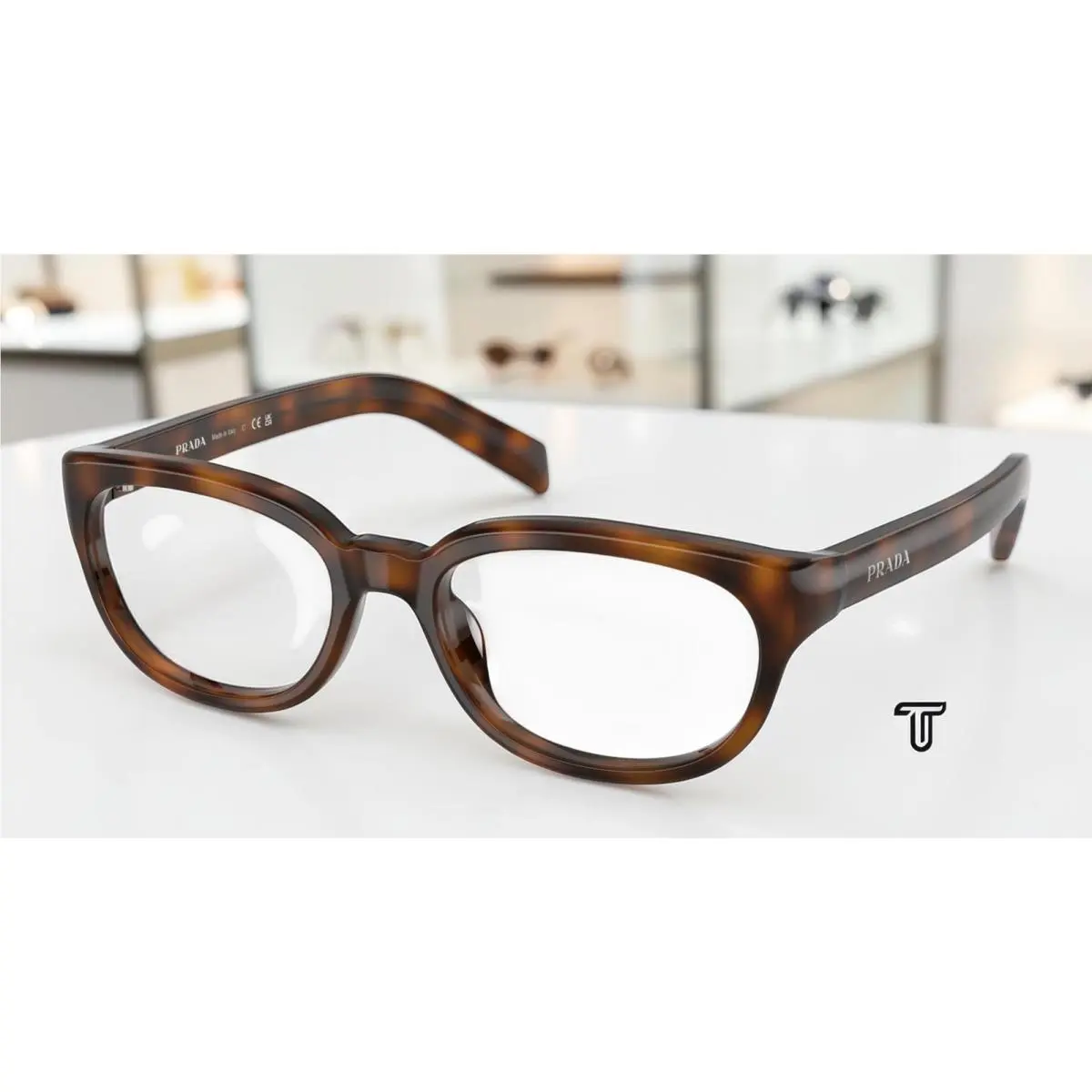 Prada PR D03VU 20D1O1 Juniper Havana Demo Lens 54 mm Women`s Eyeglasses