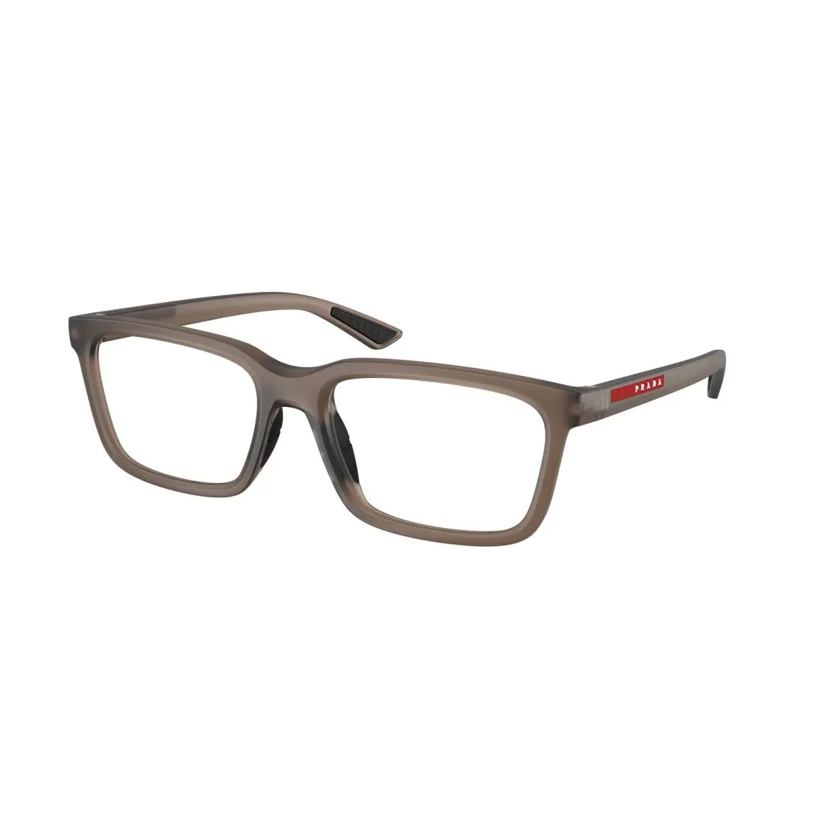 Prada Linea Rossa PS 02SV 29F1O1 Frosted Brown Demo Lens 56 mm Men`s Eyeglasses