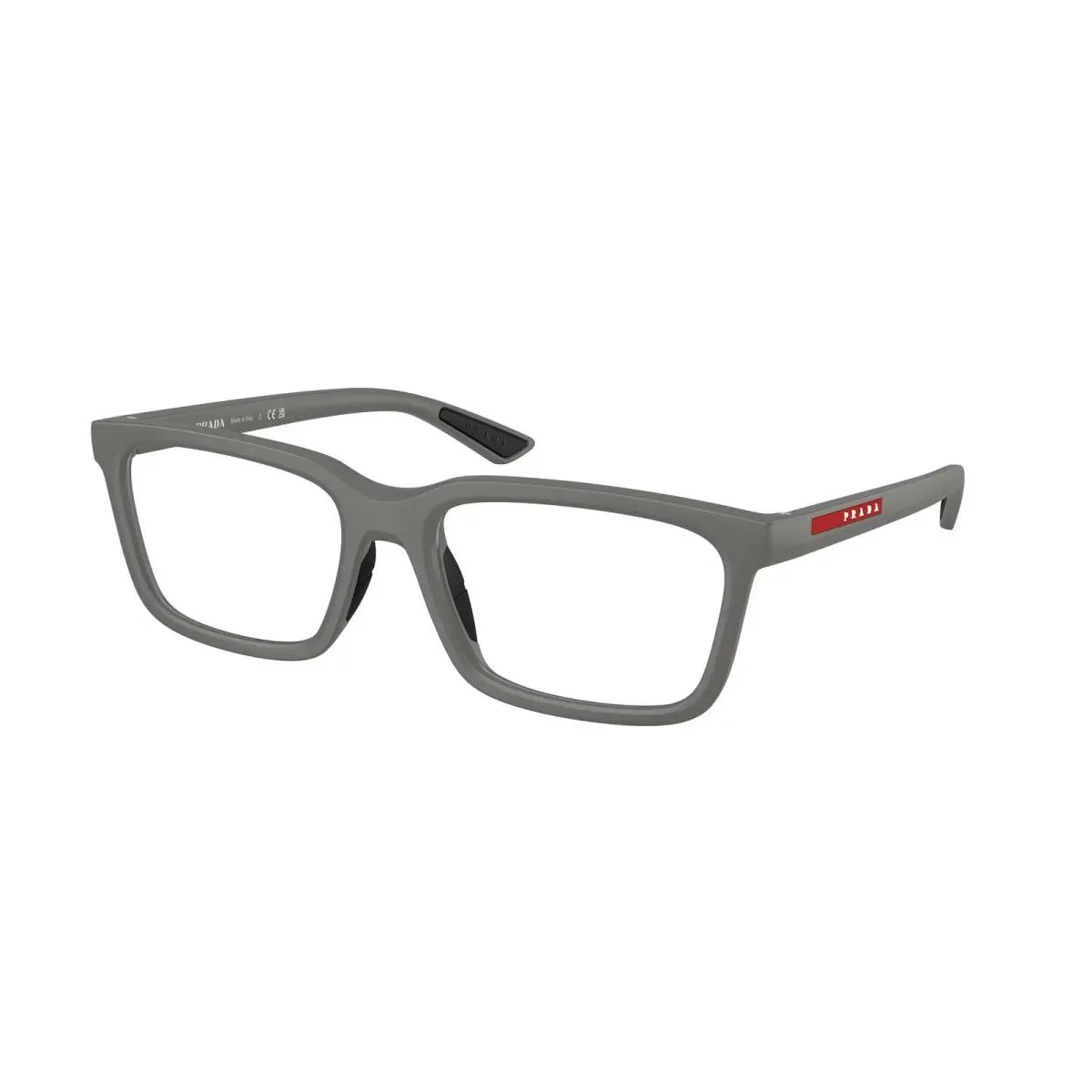Prada Linea Rossa PS 02SVF 16X1O1 Metal Grey Demo Lens 56 mm Men`s Eyeglasses