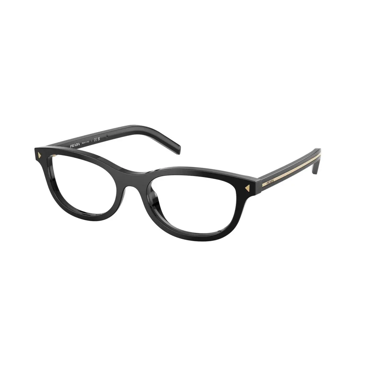 Prada PR D01VU 16K1O1 Black Demo Lens 52 mm Women`s Eyeglasses