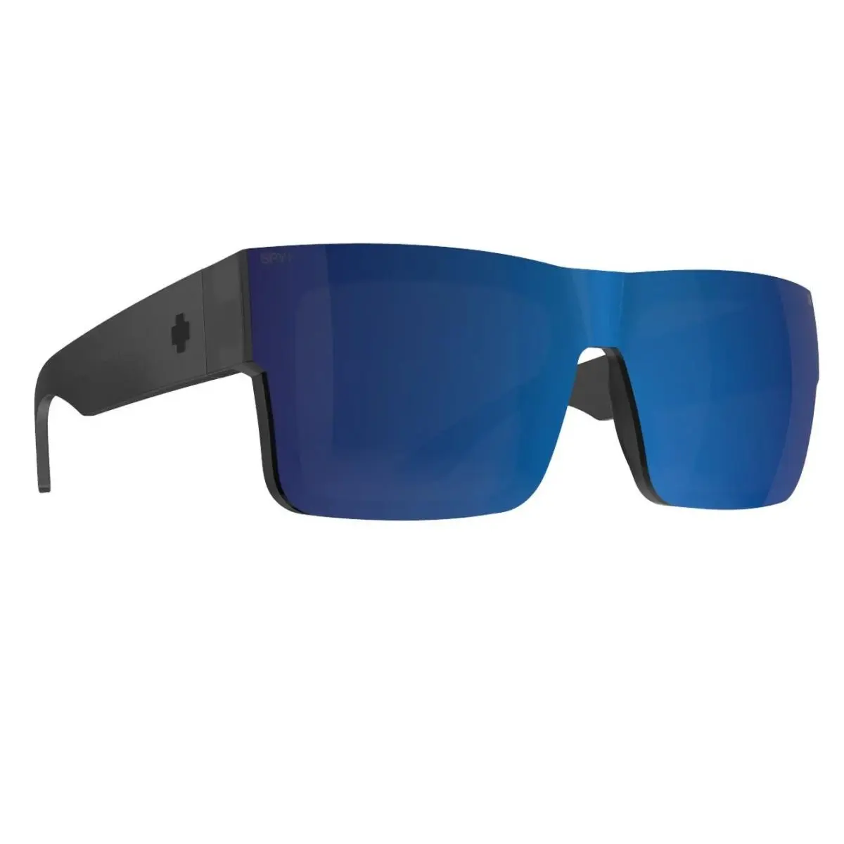 Spy Optics Cyrus Switch Translucent Gunmetal Blue Mirror Grey Sunglasses