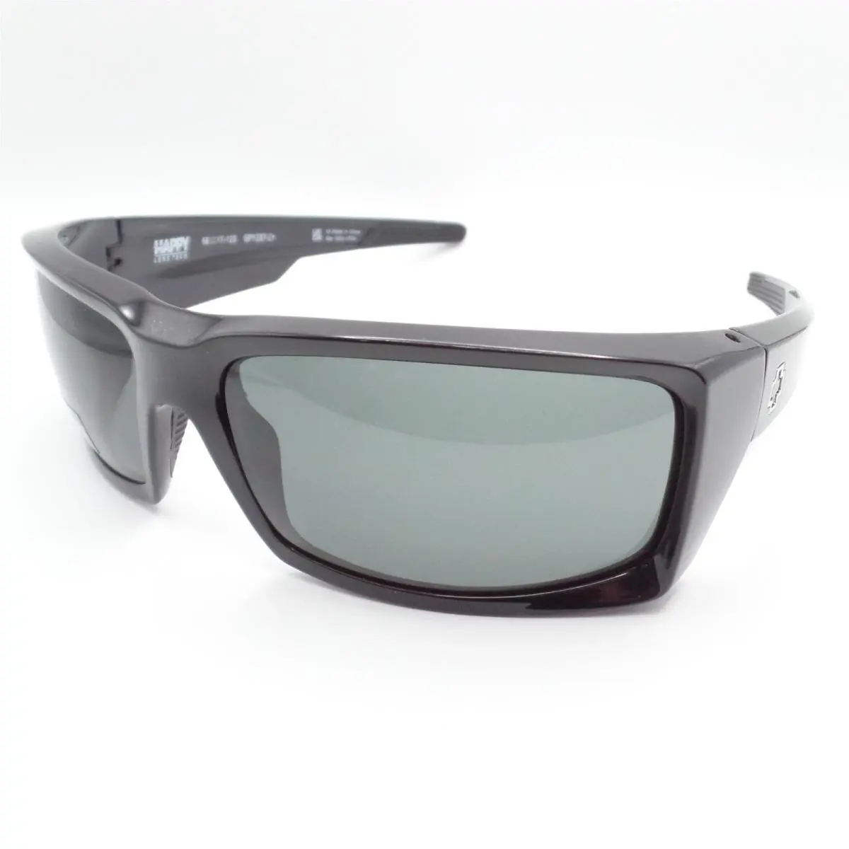 Spy Optics General Shiny Black Ansi Rx Gray Green Sunglasses
