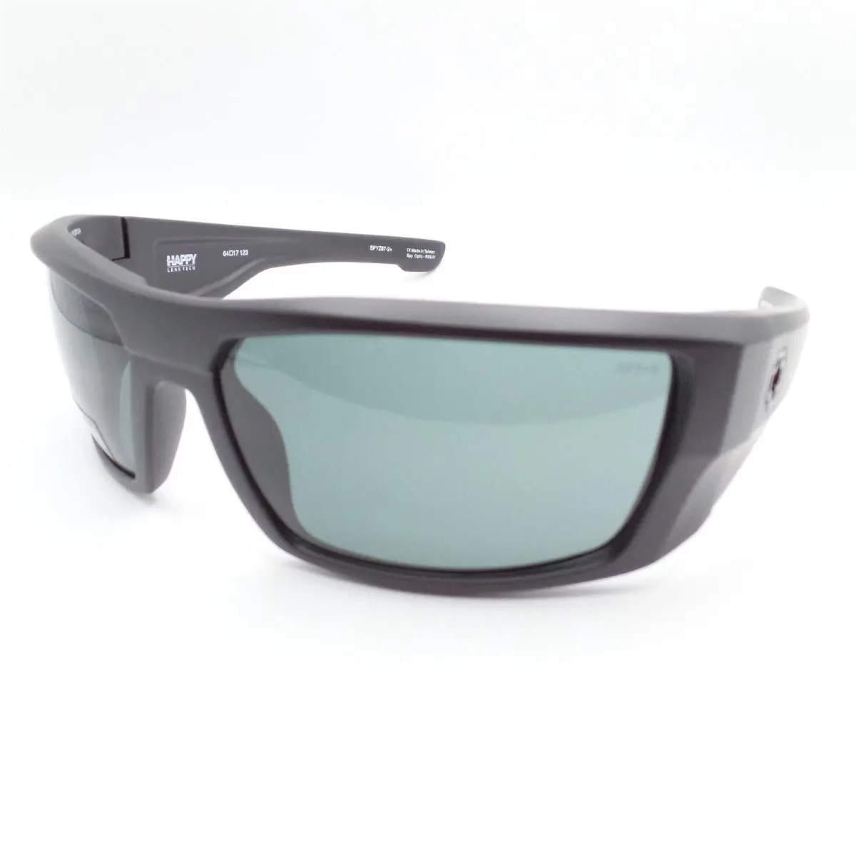 Spy Optics Dirk Sosi Soft Matte Black Grey Green Sunglasses