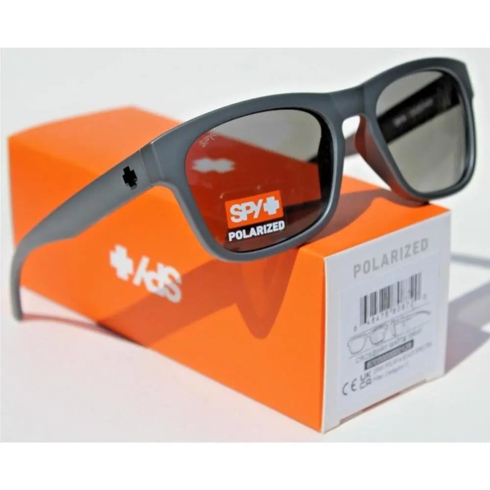Spy Optics Crossway Polarized Sunglasses Matte Gray/gray Black Spectra