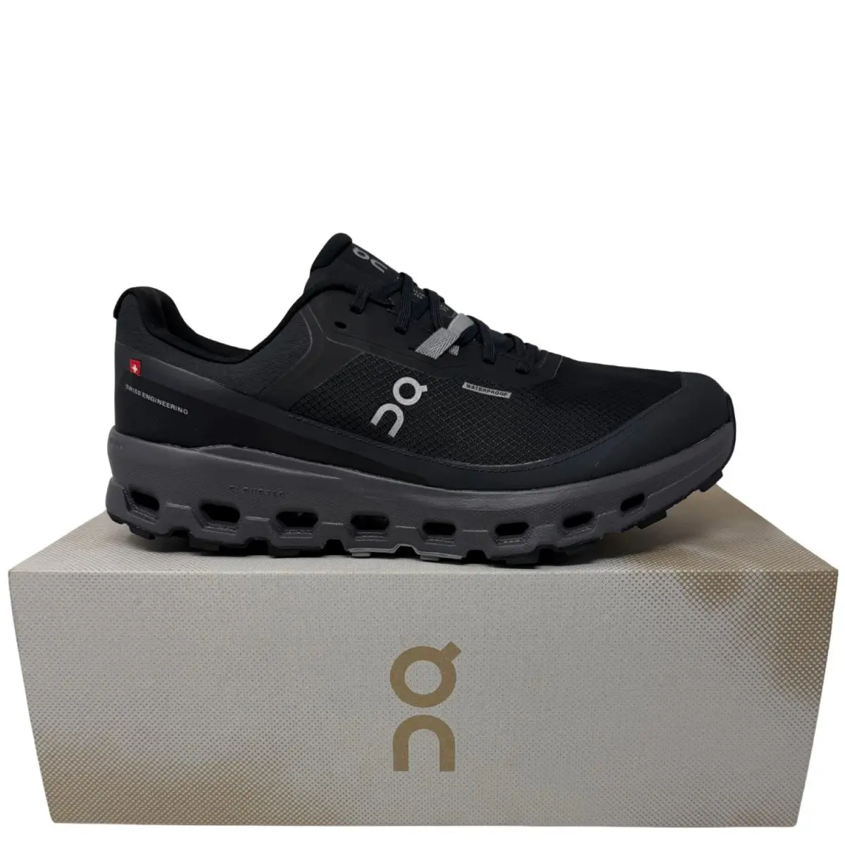 On Running Men`s Cloudvista 2 Waterproof - Black | Eclipse