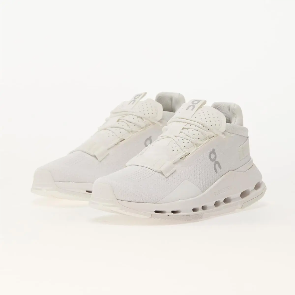 On Running Cloudnova 2 All White Womens Sports Sneaker 3WE30220108