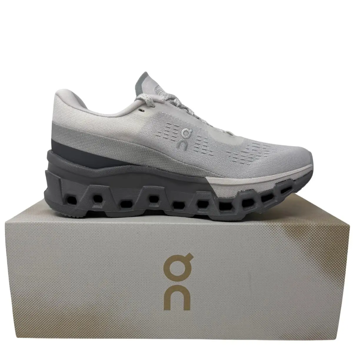On-Running shoes - Cloudmonster 2 - Cloudmster - Frost | Rock 0
