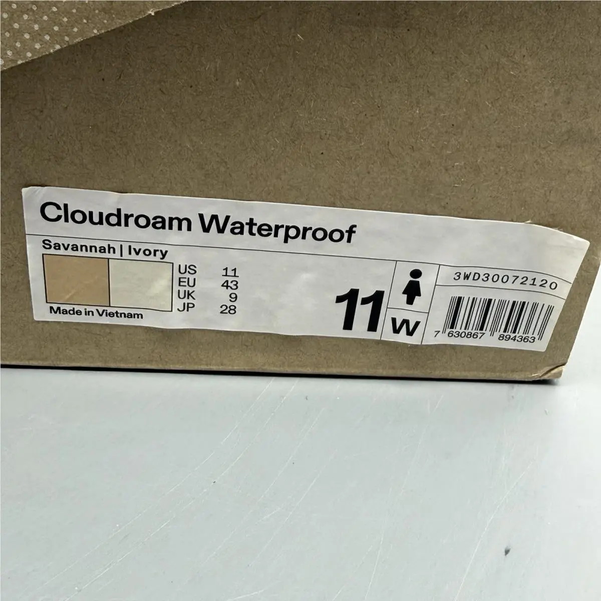 On-Running shoes - On Cloudroam Waterproof - Cloudroam Waterproof - 3WD30072120 - Savannah/Ivory (UPC: 7630867894363) 13
