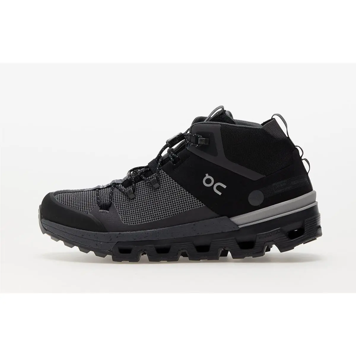On Running Cloudtrax Womens Size 5 Black Rock Grey Hiking Shoes Boot 53.98588