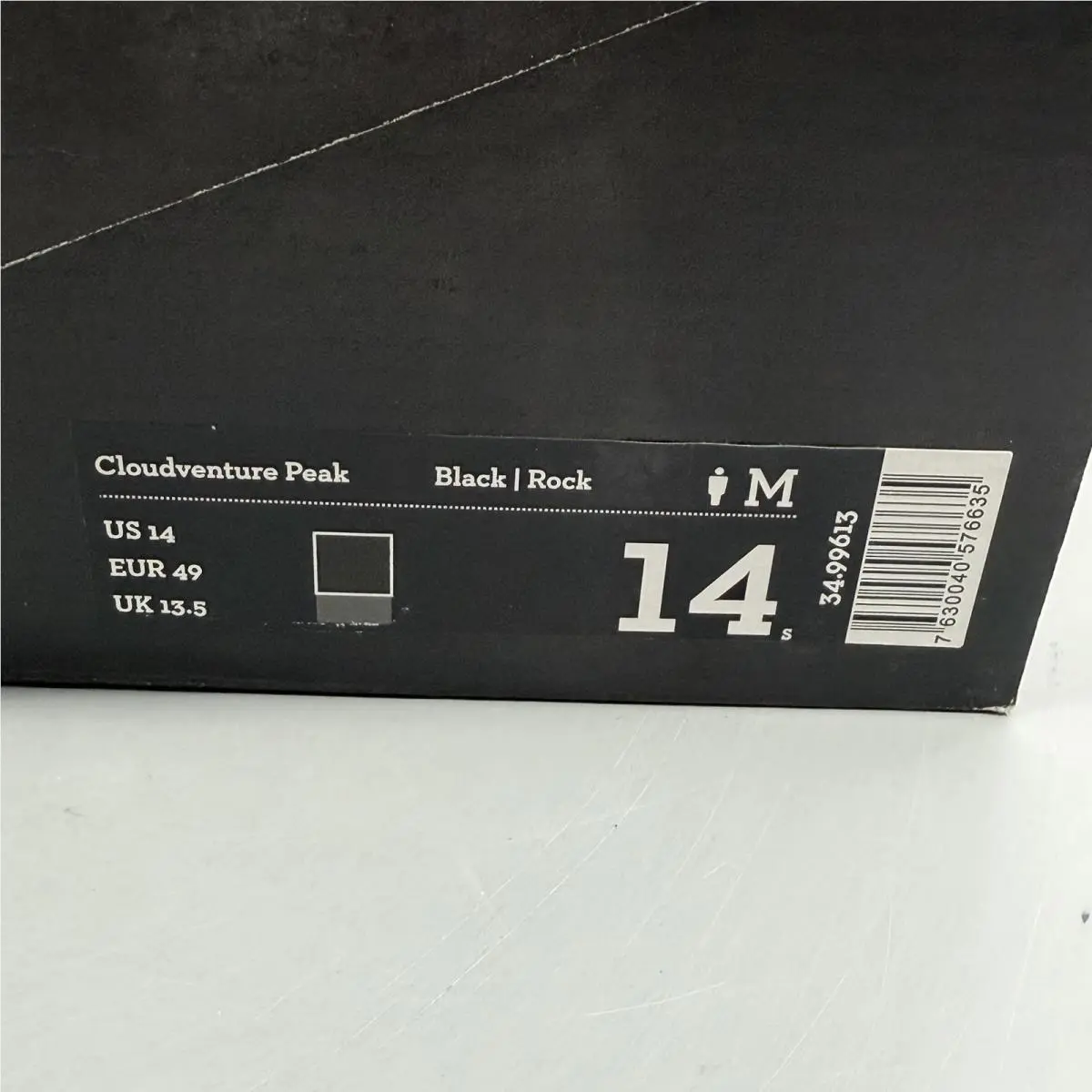On-Running shoes - Cloudventure Peak - Cloudventure Peak - 3499613 - Black (UPC: 7630040576635) 12