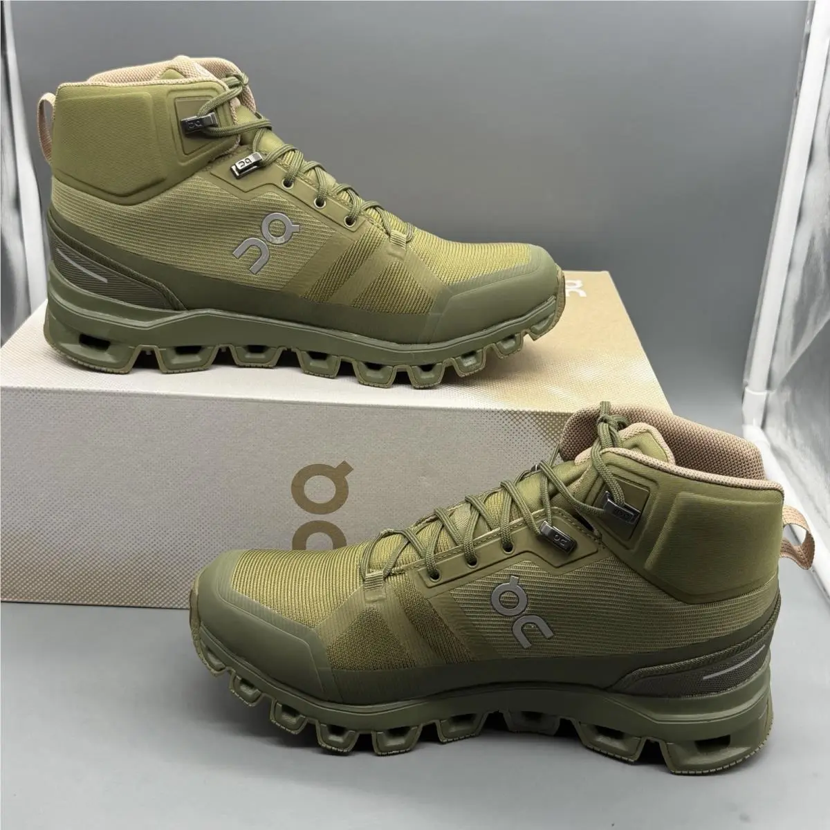 On-Running shoes - On Cloudrock Waterproof - Cloudrock Waterproof - 2399245 - Green (UPC: 7630440633532) 1