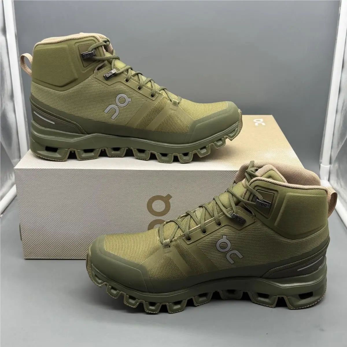 On-Running shoes - On Cloudrock Waterproof - Cloudrock Waterproof - 2399245 - Green (UPC: 7630440633501) 1