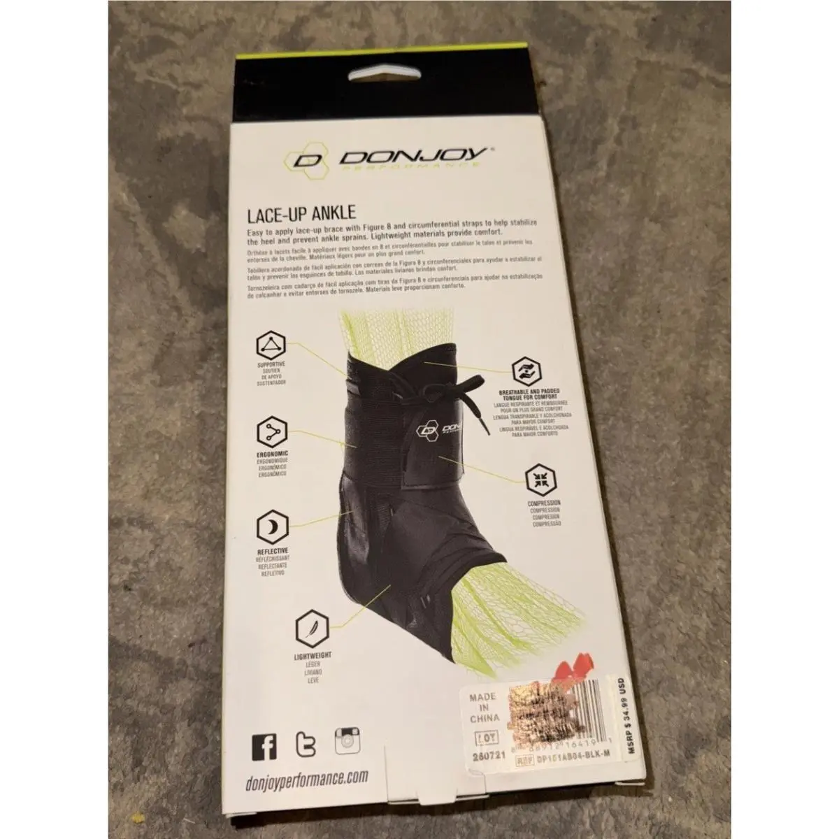 DonJoy  - 888912164191 - 888912164191 - Black (UPC: 888912164191) 1