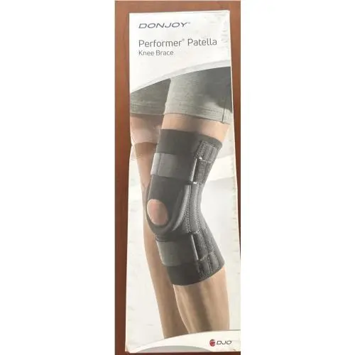 Donjoy Performer Hinged Black Patella Knee Brace Size Medium