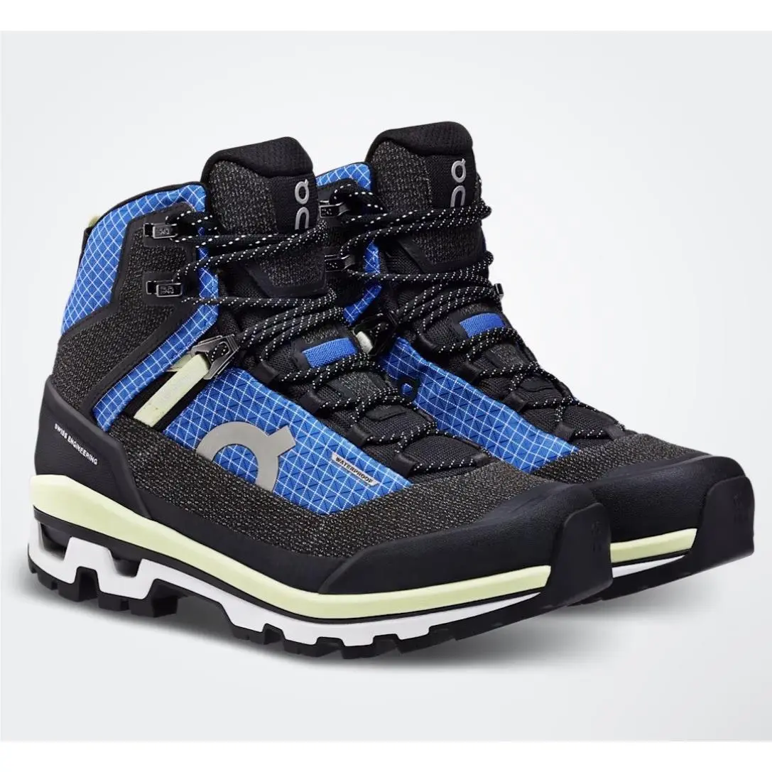 On Running Cloudalpine Waterproof Women’s 7.5 Outdoor Trail Hiking Boots Blue