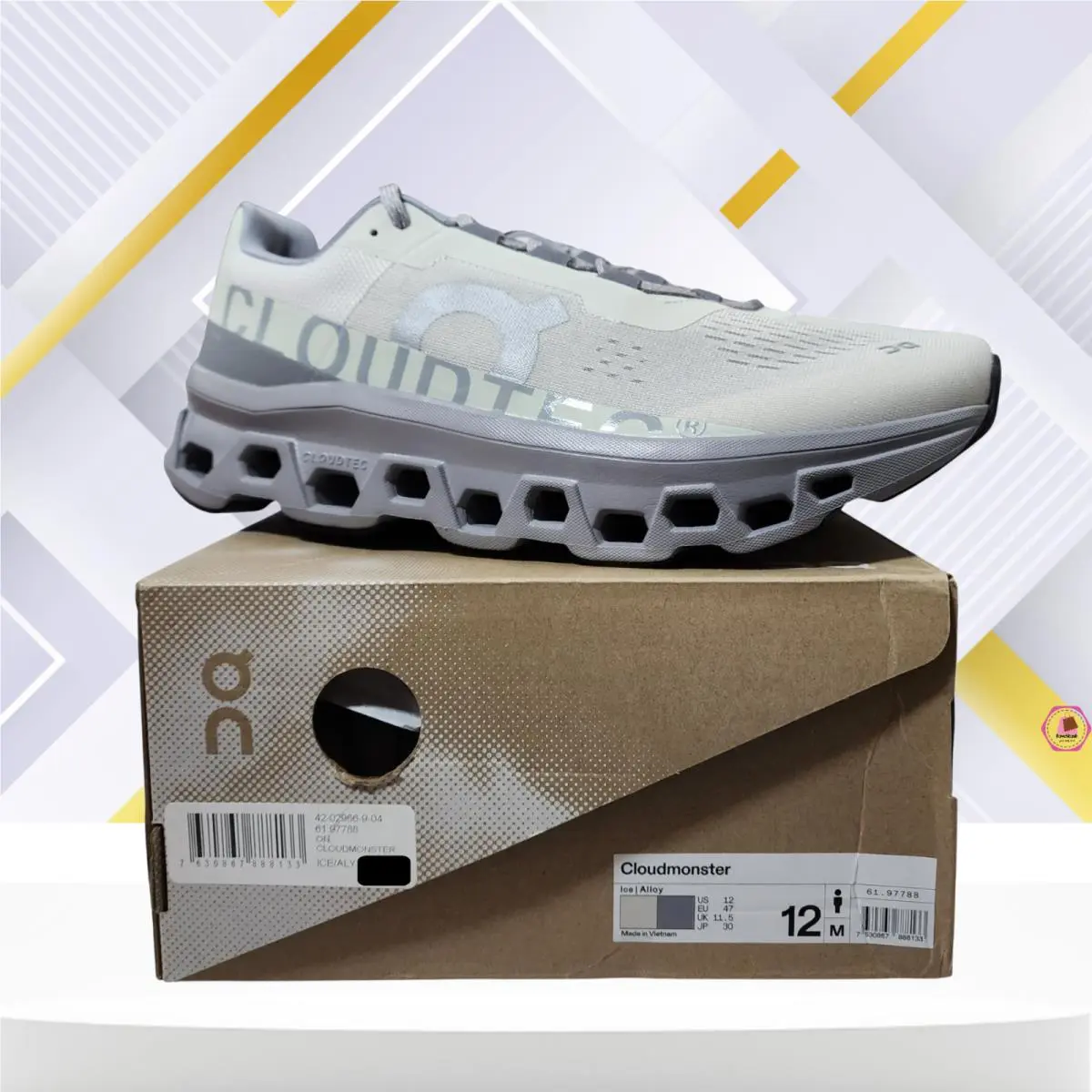 On-Running shoes - Cloudmonster - Cloudmster - 6197788 - Gray (UPC: 810126728777) 2