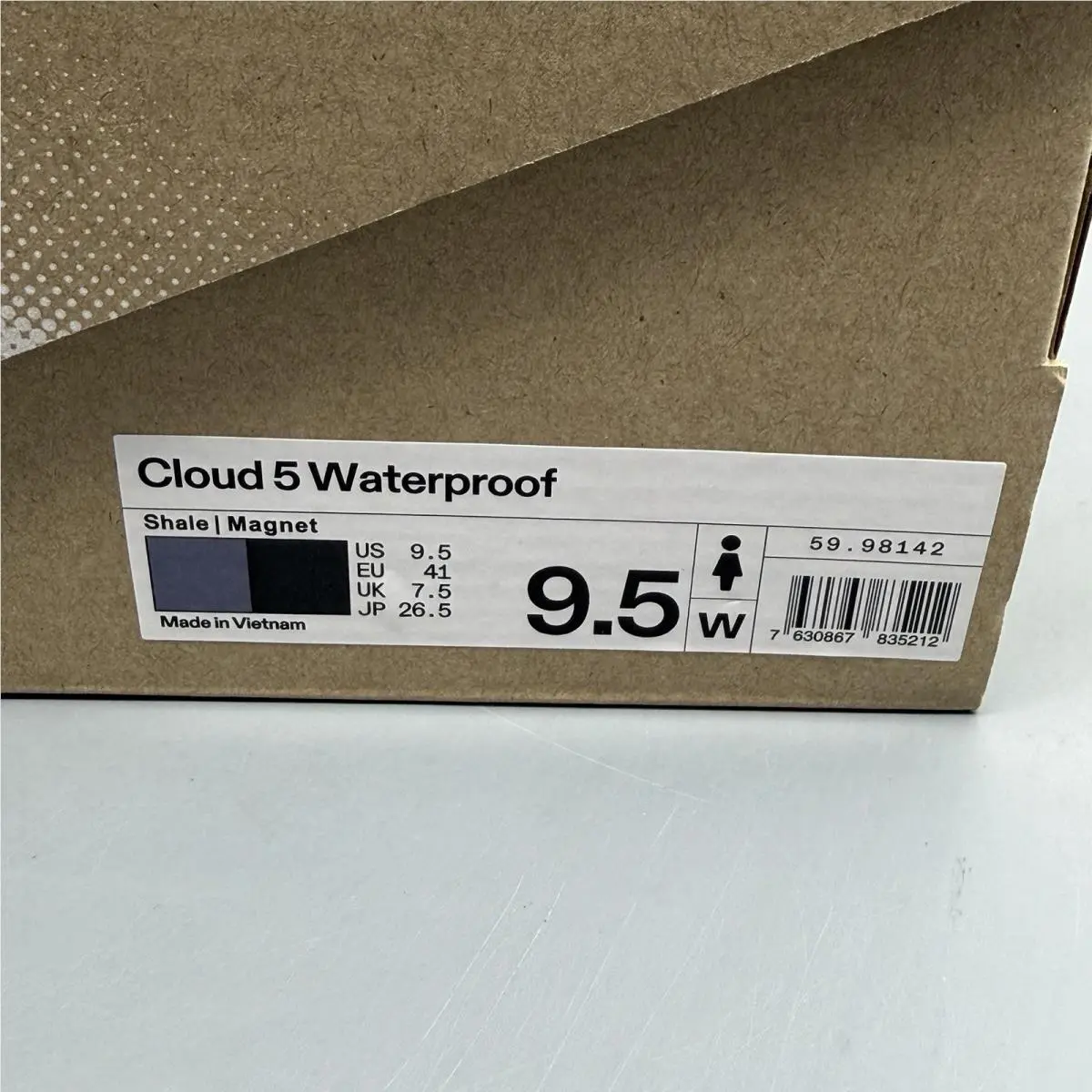 On-Running shoes - On Cloud 5 Waterproof - Cloud Waterproof - 5998142 - Slate/Magnet (UPC: 7630867835212) 14