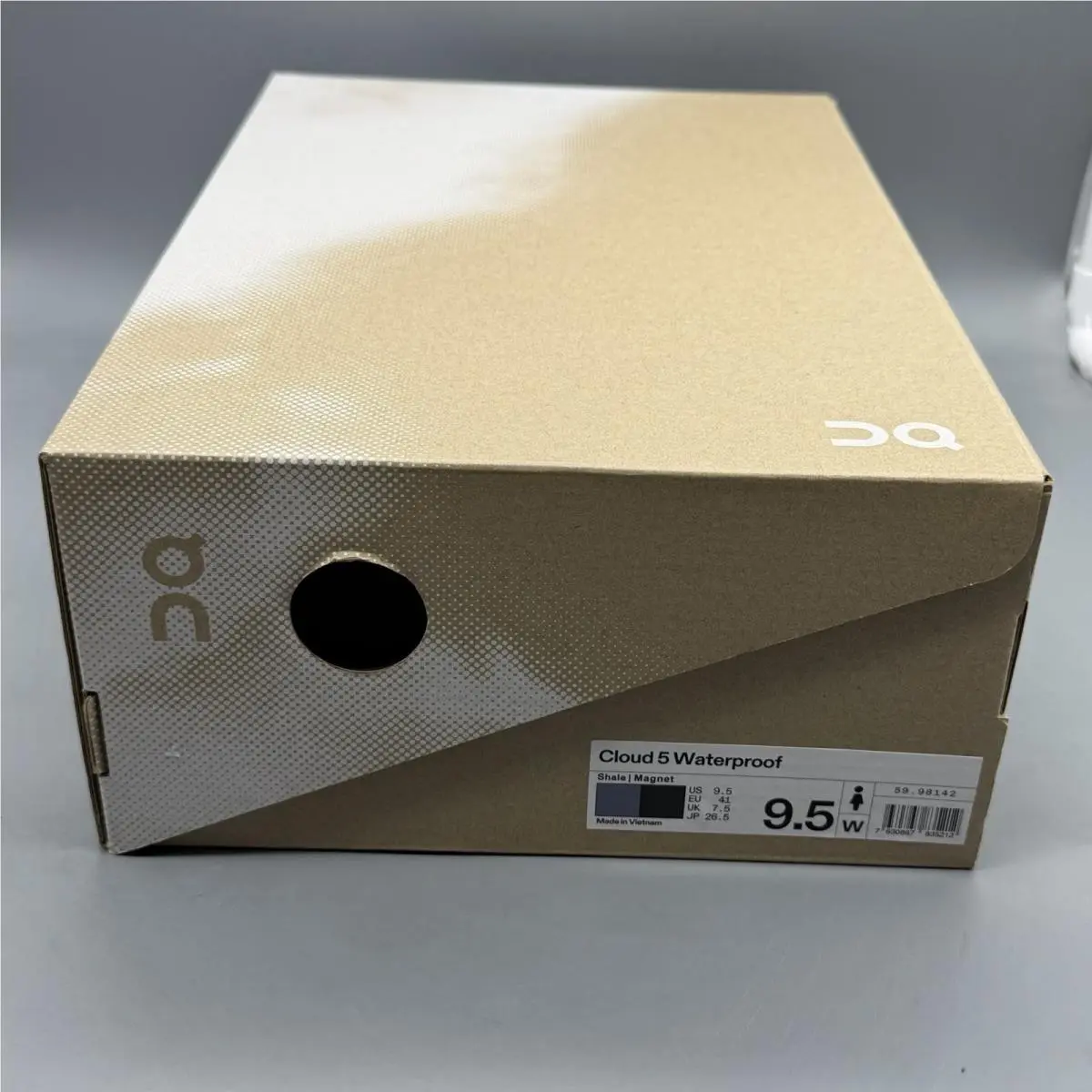On-Running shoes - On Cloud 5 Waterproof - Cloud Waterproof - 5998142 - Slate/Magnet (UPC: 7630867835212) 15