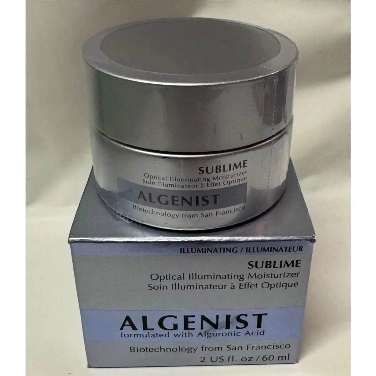 Algenist Sublime Optical Illuminating Moisturizer 2oz Jar is