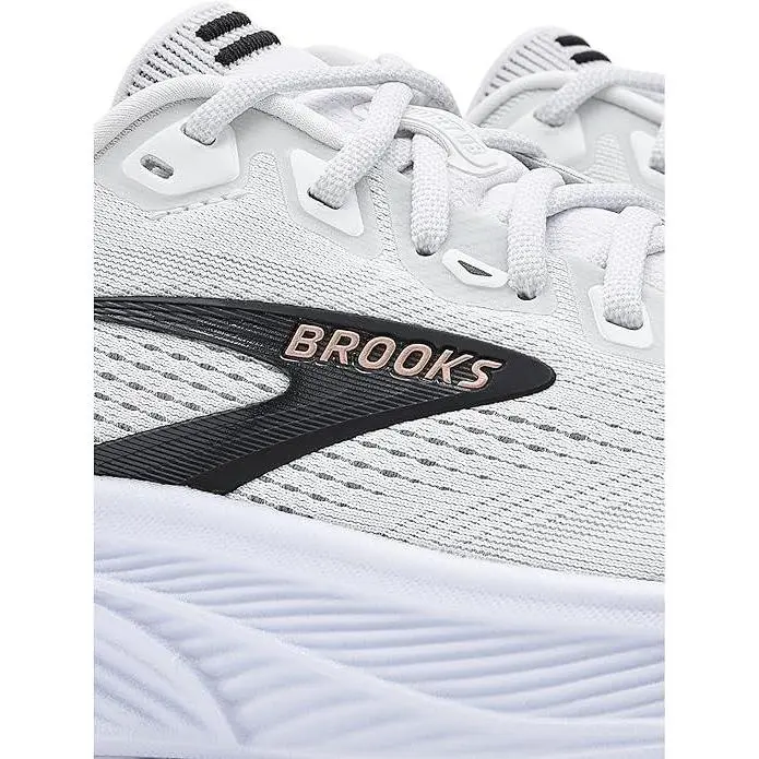 Brooks shoes - Brooks Ghost 18 - Ghost - 1204821B-105 - White, Manufacturer: White/Black/Rose Gold 9