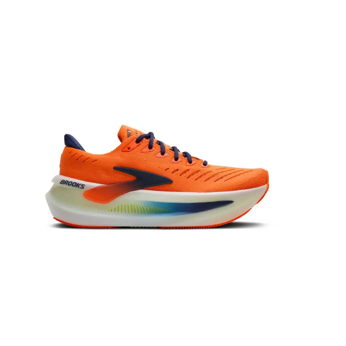 Brooks Glycerin Max 2 Men`s Running Shoes - Orange/Beacon Blue/Nightlife
