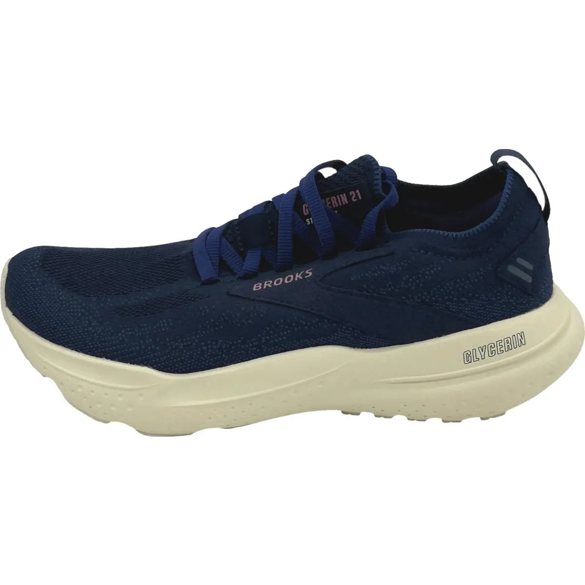 Brooks Glycerin Stealthfit 21 Women`s B Peacoat/onyx/orchid - Peacoat/Onyx/Orchid