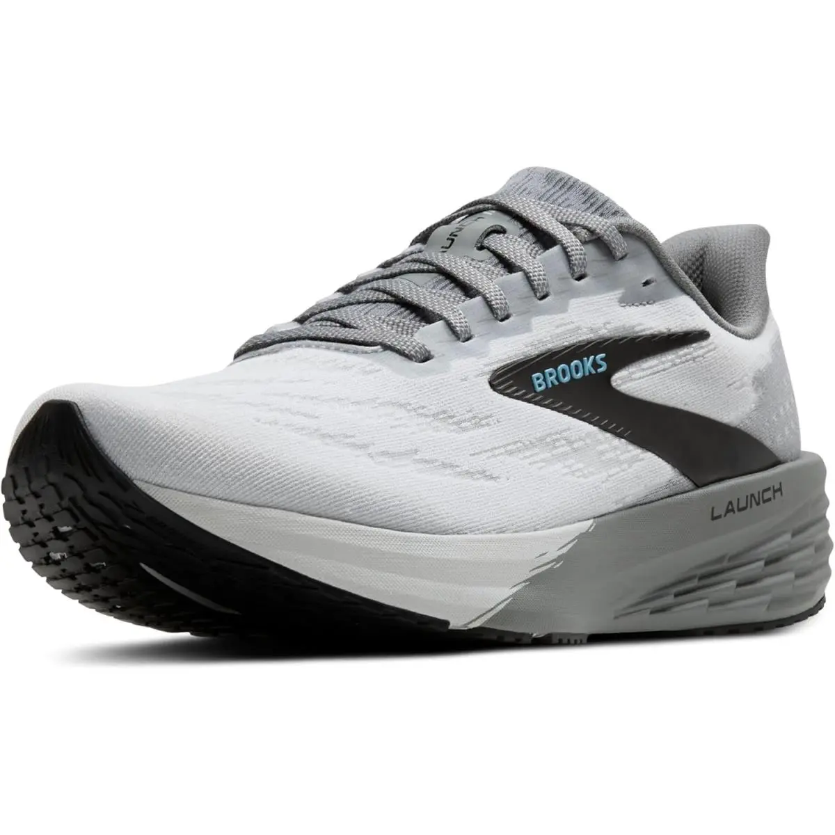 Brooks Men’s Launch 11 Neutral Running Shoe - Oyster/Primer Gray/Blue