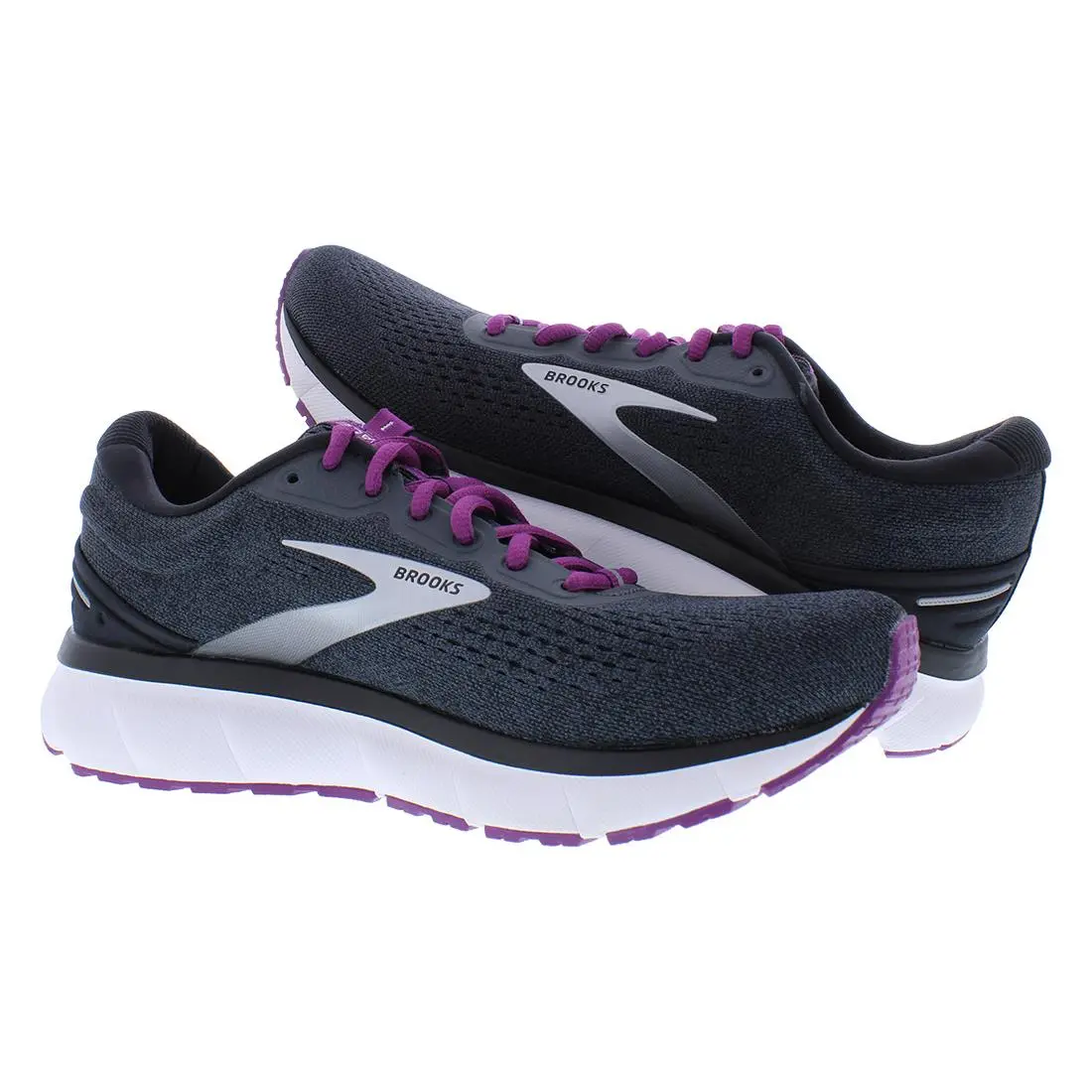 Brooks shoes - Black/Purple/Grey, Full: Black/Purple/Grey 2
