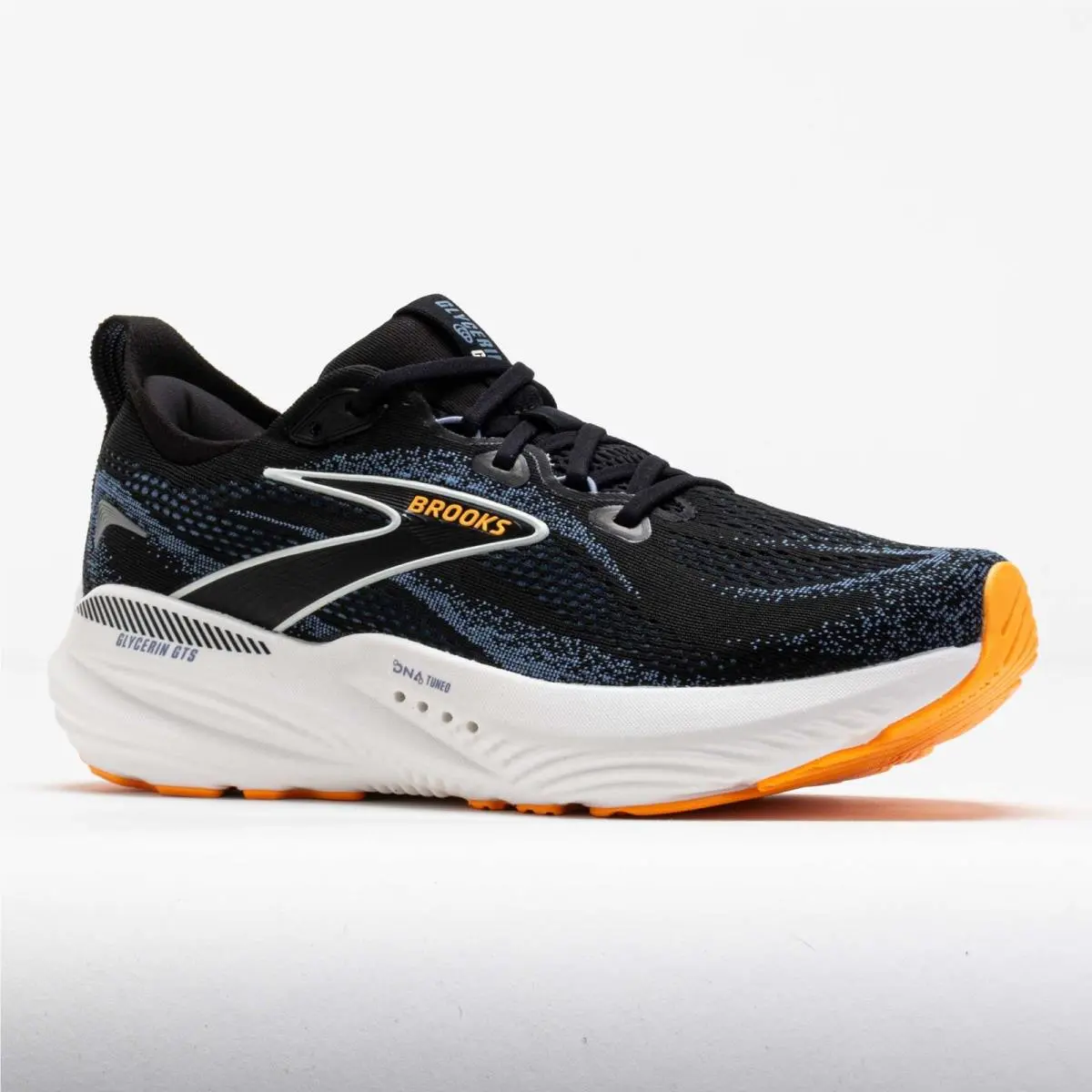 Brooks Glycerin Gts 22 110446-1D-013 Sneakers Men`s Black Athletic Running Shoes