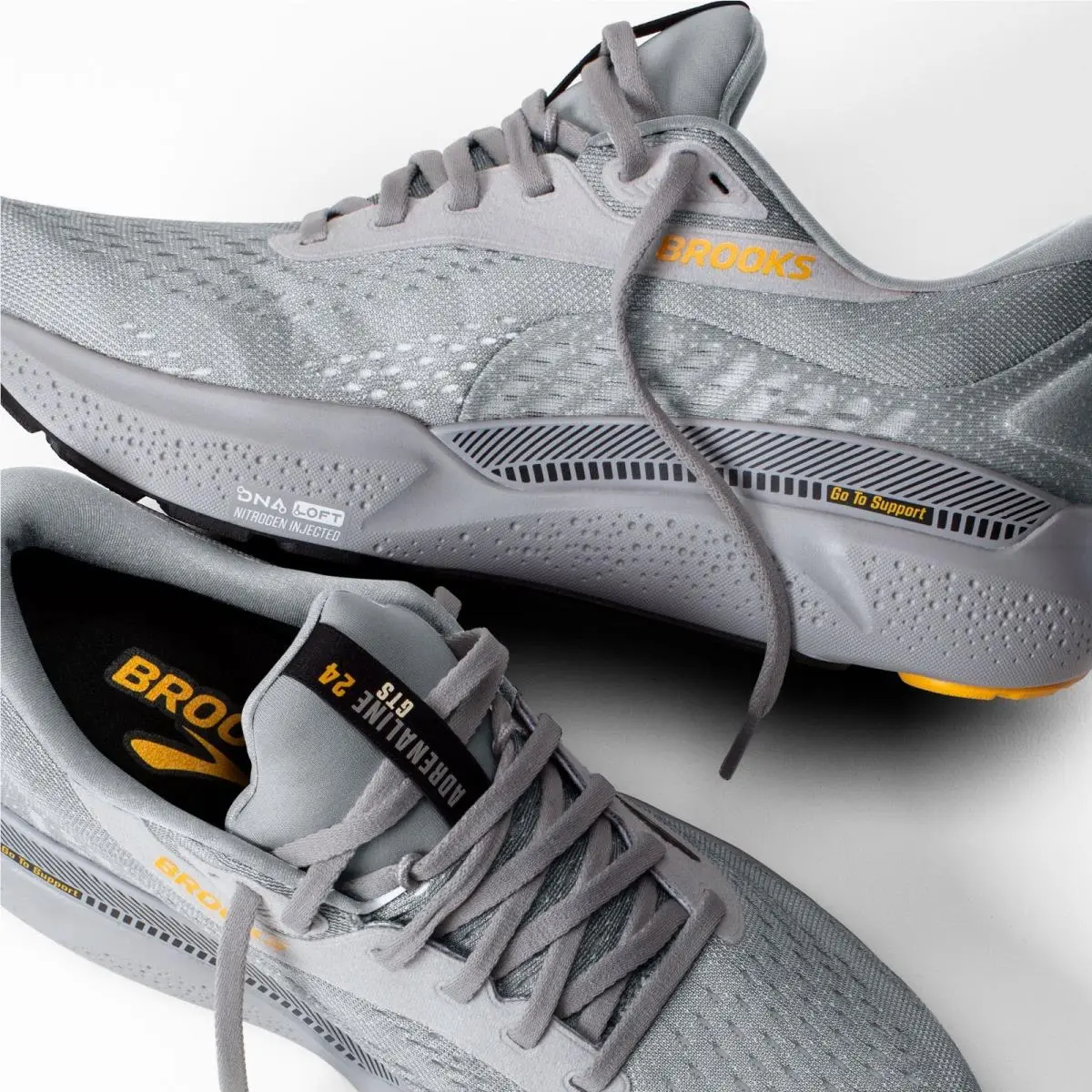 Brooks shoes - Brooks Adrenaline 24 110437-1D-084 - Adrenaline - 110437-1D-084 - Gray 5