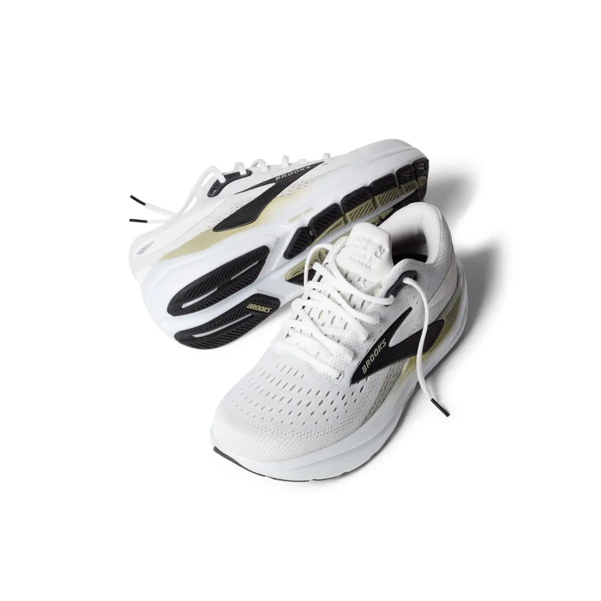 Brooks shoes - Brooks Ghost Max 3 - Ghost Max - 110464-1D-162 - Bright White/Tea/Black 5