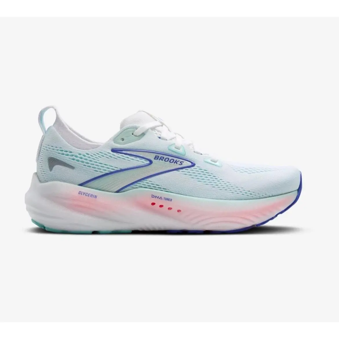 Brooks Glycerin 22 120434-1B-110 Sneakers Women`s White Limpet Running Shoes