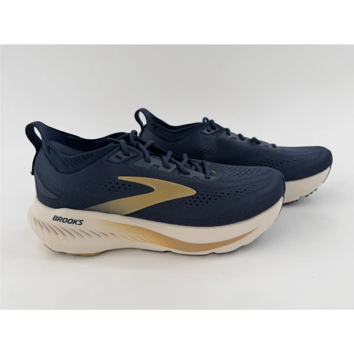 Mens Brooks Glycerin 23 Sneakers Size 8 D Blue Spellbound Shoes
